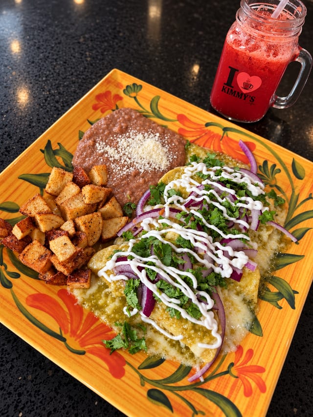 Enchiladas Verdes.