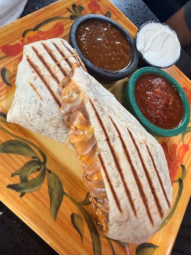 Chorizo Burrito.
